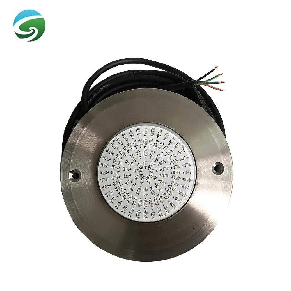 8mm Slim LED Pool Light 10W SS - Image 2